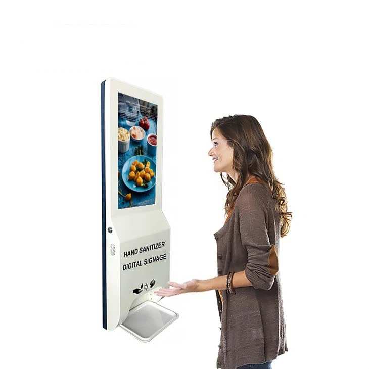 21.5 Inch Hand Sanitizer Kiosk Systems